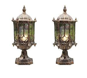 ATHASU DECOR Gate Light Design Aluminium Casting Water Proof Gate lamp ...
