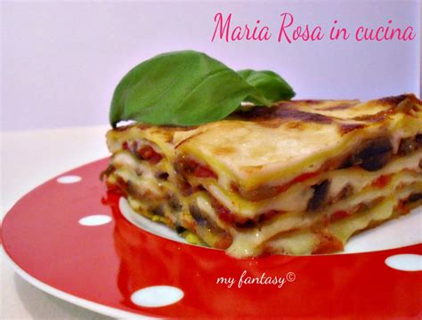 LASAGNE AL FORNO con melanzane, mozzarella e pomodoro