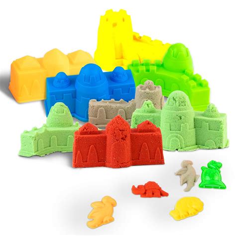 titato 1 kg sand clay with 6 mould tools and mat 100 % safe & non-toxic ...