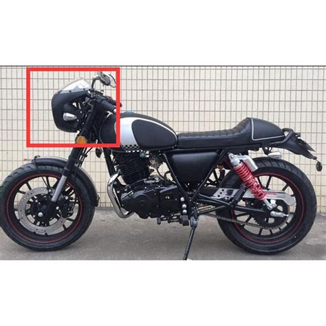 CALANDIS Motorcycle Headlight Fairing Screen Cover for Retro Cafe Racer ...