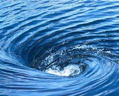 Whirlpool In Sea
