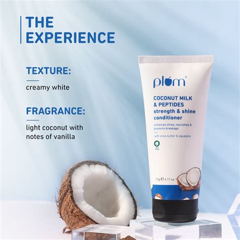 Get Plum Coconut Milk & Peptides Hair Conditioner for men and women ...