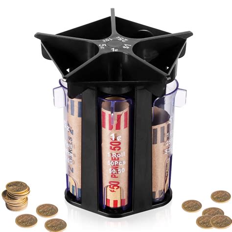 Coin Sorter, 5-in-1 Coin Counters & Coin Sorters Tube with Coin ...