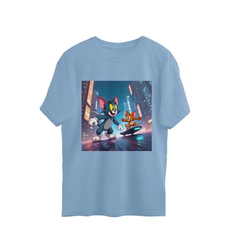 Modern Day Tom & Jerry Oversized T-Shirt – Shop Sentosa