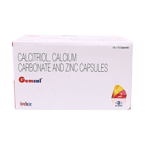 Gemcal Capsule | Uses, Side Effects, Price | Apollo Pharmacy