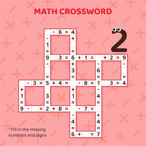Image result for Math Number Crossword Puzzles