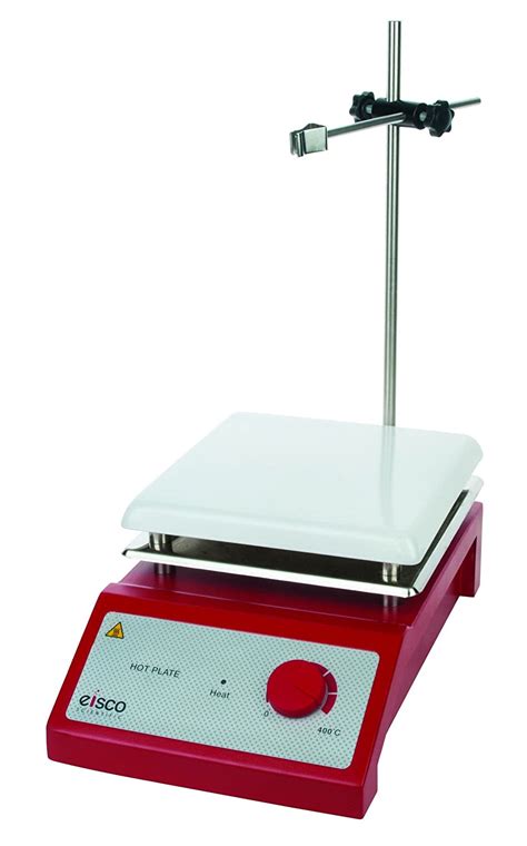 EISCO Premium Hot Plate, Ceramic Coated Metal Plate, 190 x 190 mm Plate ...