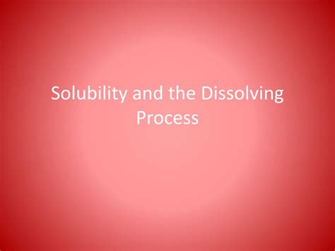 Solubility Process 的图像结果