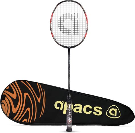 Buy Apacs Z-Ziggler (Strung, Max Tension Upto 38 LBS) 6.4mm Slim Shaft ...