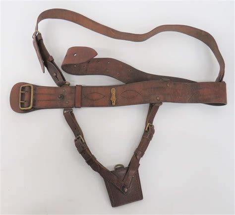 WW1 Period Officers Sam Browne Belt and Sword Frog