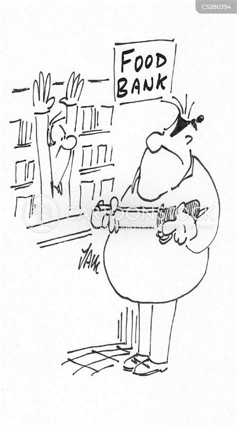 I've Out Food at the Food Bank Cartoon 的图像结果
