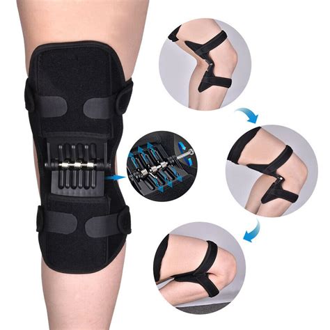 Joint Support Brace Knee Pads Booster Lift Squat Sport Power Spring ...