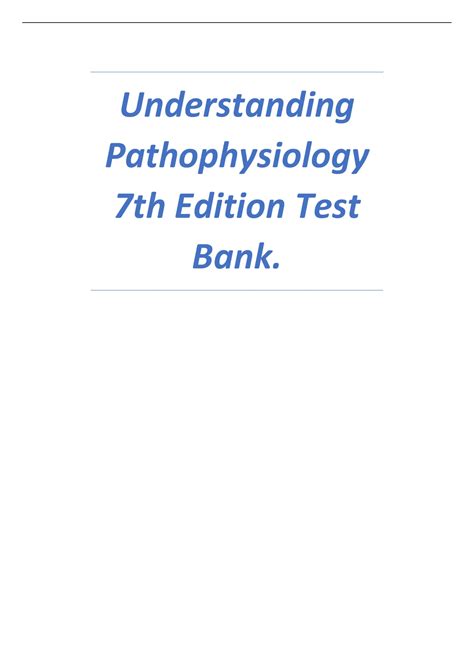 Image result for Course Point Lippincott Pathophysiology Exam Test Bank