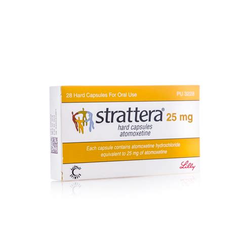 STRATTERA 25MG CAP 28'S