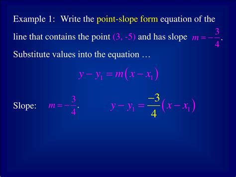 Point-Slope Formula Crash Course 的图像结果