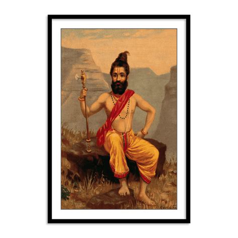Shop Vishnu's sixth avatar Parashu Rama by Raja Ravi Varma - Frames ...
