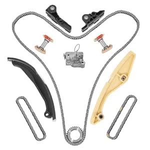 TEMSONE Engine Timing Chain Kit with Tensioner Compatible with Ford ...