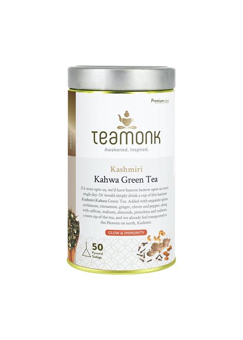 Get Nilgiri Kashmiri Kahwa Green Tea, 50 Tea Bags- 100g (50 x 2g) at ...