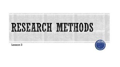 Image result for Research Methods Lessons