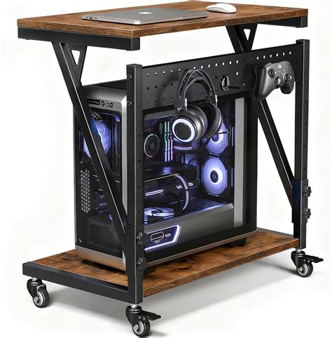 Faesun Computer Tower Cart, Height Adjustable PC Tower India | Ubuy