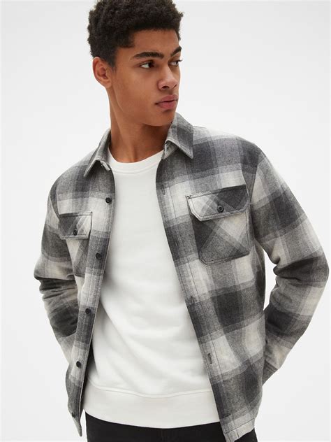 Gap flannel shirt online