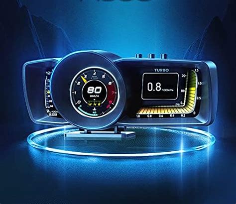 CLOUDSALE Car Hud GPS Dual System & Multi-Function Dashboard Obd2 ...