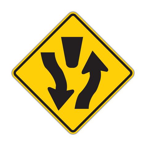 W6-1 Divided Highway - Hall Signs