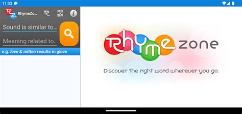 RhymeZone Rhyming Dictionary – Apps on Google Play