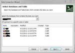 Image result for Excel Data Connection Wizard SQL
