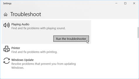 Win 10 Audio Troubleshooter 的图像结果
