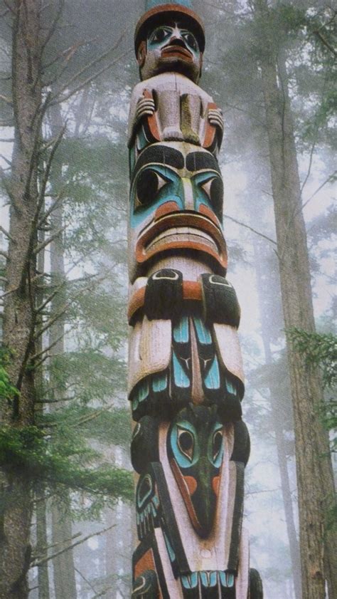 totem pole in the forest - would LOVE this in my back yard | Native ...