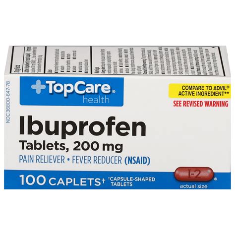 Ibuprofen Caplets - 200mg
