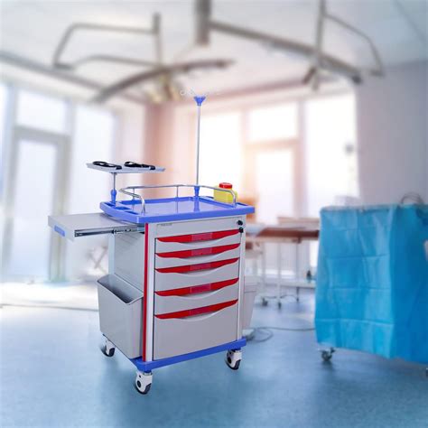 Levida Mobile Medical Emergency Crash Cart with Cardiac India | Ubuy
