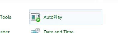 Image result for Control Panel Auto Play