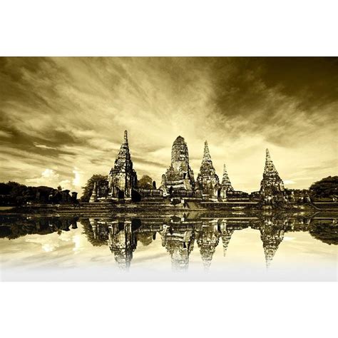 ArtzFolio AZ Ruin Temple In Thailand Unframed Paper Poster : Amazon.in ...