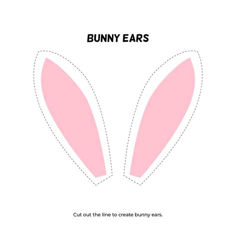 Easter Bunny Ears - 13 Free PDF Printables | Printablee