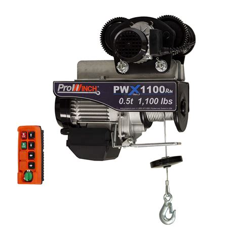 Buy Prowinch 12 Ton Electric Wire Rope Hoist with Electric Trolley 1000 ...