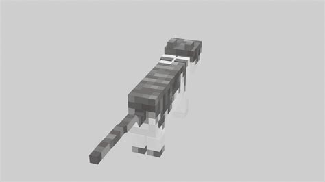 Image result for Cartoon Cat 3D Model Minecraft