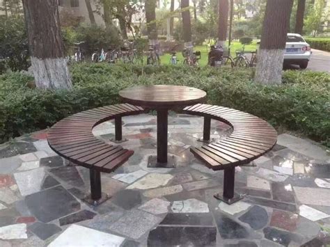 实木公园椅子休闲长椅广场椅长凳 加厚有背