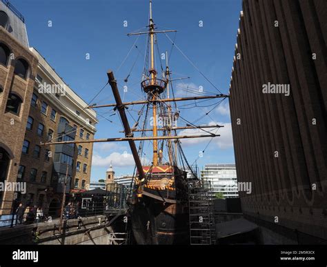 The golden hinde at sea hi-res stock photography and images - Alamy