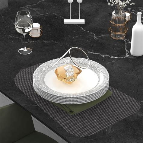 Buy Castleite Piccolo Melamine Plates Set of 6 - Break Resistant, Round ...