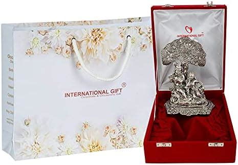 Buy INTERNATIONAL GIFT® Silver Plated Pagdi Ganesh God Idol Statue ...