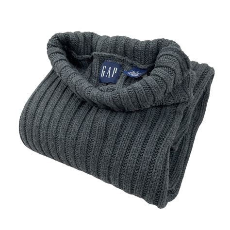 90s~ OLD GAP mock turtleneck cotton knit sweater | douraku. used clothing