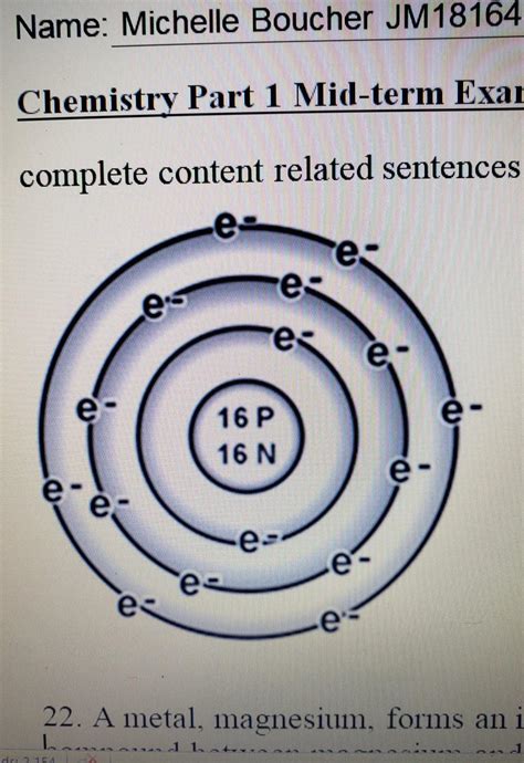 is this atom more likely to gain or lose electrons? explain how you can ...