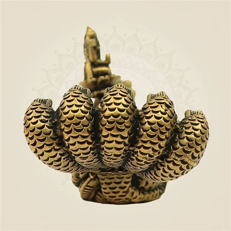 Vishnu on Sheshnag Bronze Idol – Divine Anantashayana Idol