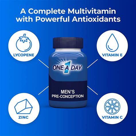 One A Day Men's Pre-Conception Health Multivitamin for Healthy Sperm ...