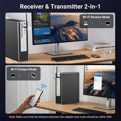 UGREEN WiFi 6 USB Adapter AX900 Dual Band 5GHz/2.4GHz 6dBi Antenna ...