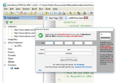 mikroPascal PRO for 8051 USB Dongle at MG Super Labs India