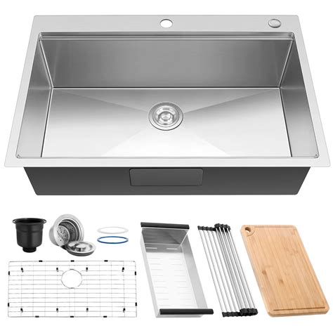 Buy Wamarket Kitchen Sink, 33x19 inch Large Farmhouse Undermount ...