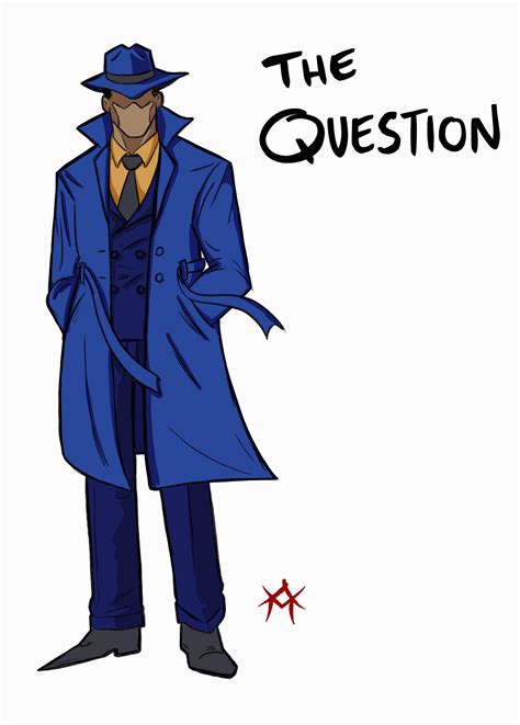 I drew The Question. My favorite underrated hero. : r/DCcomics